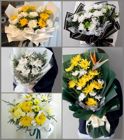 湖南永州祁阳县石鼓源乡白事花束代送